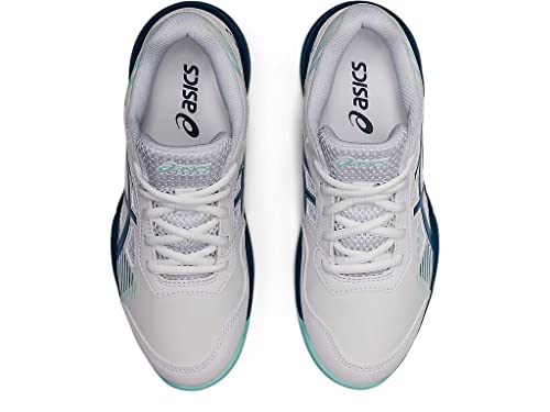 ASICS Gel-Game 8 Court Shoes, White/Light Indigo