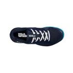 WILSON Rush Pro L Junior Tennis Shoe - Navy Blazer/White/Atomic Blue, Size 11 US