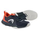 HEAD Junior Sprint Court Tennis Shoes, Dark Blue/Red, 2.5