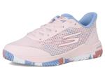 Skechers Women's Viper Court Pro Pickleball Sneaker, Light Pink, 9.5