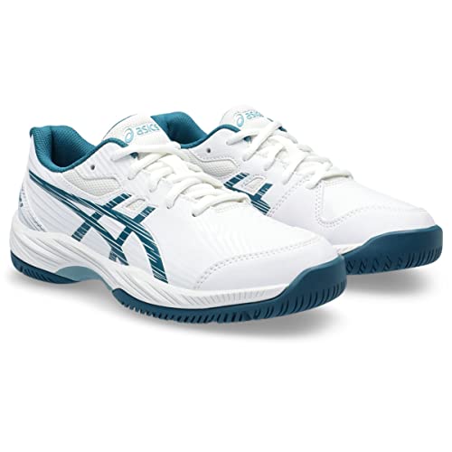 ASICS Gel-Game 9 Pickleball Shoes, White/Teal, Men/Women