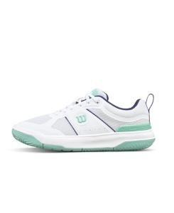 WILSON Pickle Pro Women's Pickleball Shoe - White/Bay/Skipper Blue, Size 7
