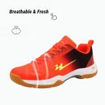 cungel Pickleball Shoes for Men & Women - Tennis & Badminton Court Sneakers - Non-Slip Lightweight Breathable Shoes for Indoor Outdoor Training - Orange