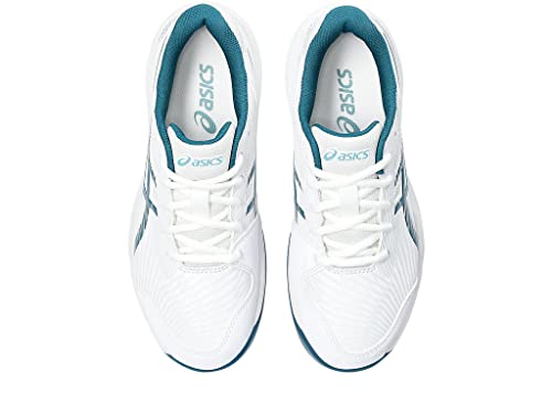 ASICS Gel-Game 9 Pickleball Shoes, White/Teal, Men/Women