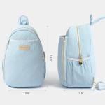 VELADAY Pickleball Bag for Women, Quilted Stylish Sling Bag, Adjustable Shoulder Strap, 2 Storage Compartment Holds Paddles, Balls,Shoes, Blue