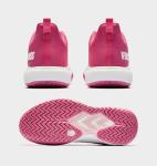 K-Swiss Women's Ultrashot Light Pickleball Tennis Shoe - Lightweight Court Shoes Lateral Movement Stable Support, White/Red 8.5 M