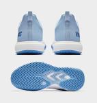 K-Swiss Women's Ultrashot Light Pickleball Tennis Shoe - Lightweight Court Shoes Lateral Movement Stable Support, White/Blue/Multi 8 M