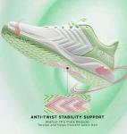 K-Swiss Women's Ultrashot Light Pickleball Tennis Shoe - Lightweight Court Shoes Lateral Movement Stable Support, White/Green 7.5 M