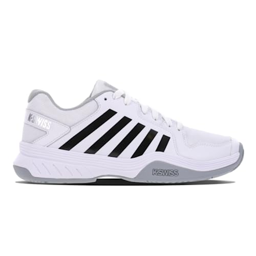K-Swiss Court Express Pickleball Shoes, White/Highrise/Black, 9.5M