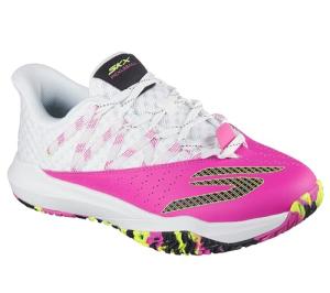 Skechers Women's Viper Court Rally Pickleball Sneaker, Hot Pink/Black, 8.5