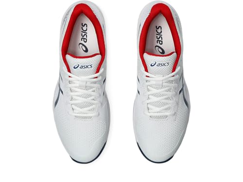 ASICS Men's Gel-Game 9 Pickleball Shoes, 10.5, White/Night Sky