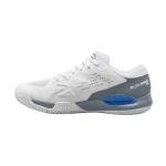 WILSON Rush Pro Ace Pickler Men's Pickleball Shoe - White/Grey/Classic Blue, Size 7.5 US