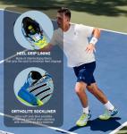 K-Swiss Men's Express Light Court Shoe, Blue/Yellow