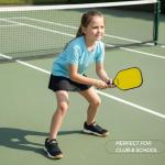 cungel Kids Volleyball Tennis Pickleball Badminton Shoes, Boys Girls Indoor Court Tennis Shoes, Hook & Loop Strap Athletic Sneakers for Little Kid/Big Kid Black