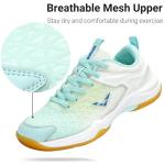 Beita Sports Table Tennis-Badminton-Shoes Volleyball Shoes Pickleball Shoes Women Rubber Sole Unisex Anti Slip in for Women and Men Breathable Indoor Outdoor Court Light Weight Wide