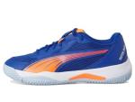 Puma Men's NOVA Court Pickleball Shoe, Vivid Blue-Heat Fire-Puma White-Glowing Red, 10.5