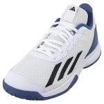 Adidas Court Flash Pickleball Shoes, White/Black/Blue