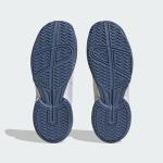 Adidas Court Flash Pickleball Shoes, White/Black/Blue