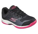 Skechers Viper Court Pickleball Shoes, Arch Support, Black/Pink