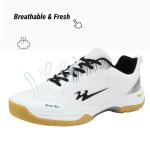 cungel-Tennis-Badmintion-Pickleball-Shoes Unisex No-Slip Pickleball & Tennis Shoes | Lightweight Breathable Court Shoes for Men and Women White