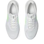 ASICS Gel-Dedicate 8 Pickleball Court Shoes, White/Lime Burst