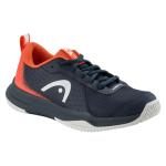 HEAD Junior Sprint Court Tennis Shoes, Dark Blue/Red, 5.5