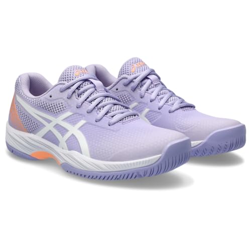 ASICS Women's Gel-Game 9 Pickleball Tennis Shoe, 8.5, Violet Light/White