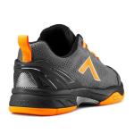 Tyrol Men's Velocity V Pickleball Shoe - Charcoal Grey/Orange/Black - 7