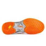 Tyrol Men's Velocity V Pickleball Shoe - Charcoal Grey/Orange/Black - 7