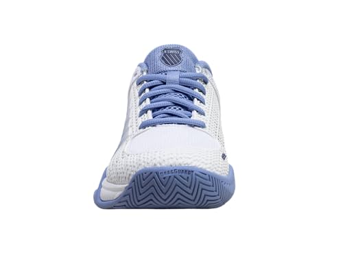 K-Swiss Women's Express Light Pickleball Shoe, Bright White/Open Air/Estate Blue, 8 M