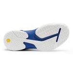 FitVille Wide Pickleball Shoes for Men White Tennis Shoes Sneakers for All Court Racquetball Athletic Shoes for Racquet Sport | Arch Support & Wide Toe Box (10.5 Wide, Royal Blue & White)