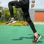 Hiuzylqx Indoor Court Shoes Mens for Tennis, Non Slip Comfort Lightweight Badminton Table Tennis Sneakers for Volleyball Pickleball Women Boys and Girls,Black,7