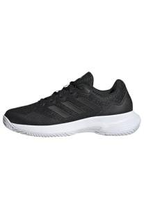 Adidas Gamecourt 2.0 Sneaker, Black/Silver, Women's Size 7.5