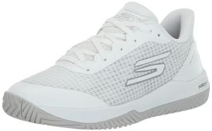 Skechers Viper Court Pickleball Shoes, White, Men/Women 9