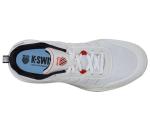 K-Swiss Men's Ultra Court Pickleball Shoe, White/Black/Mars Red, 8.5 M