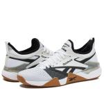 Reebok Nano Court Sport Men's Pickleball or Tennis Shoes for Men, White/Black/Grey 1, 10.5