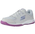 Skechers Viper Court Pickleball Shoes for Men/Women, Grey/Purple