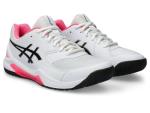 ASICS Gel-Dedicate 8 Pickleball Shoes, White/HOT Pink, Women's