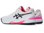 ASICS Gel-Dedicate 8 Pickleball Shoes, White/HOT Pink, Women's