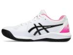 ASICS Gel-Dedicate 8 Pickleball Shoes, White/HOT Pink, Women's
