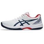 ASICS Men's Gel-Game 9 Pickleball Shoes, 10.5, White/Night Sky