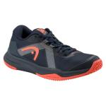 HEAD Sprint Pro 4.0 Junior Tennis Shoes, Dark Blue/Red, 3.5
