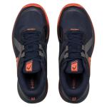 HEAD Sprint Pro 4.0 Junior Tennis Shoes, Dark Blue/Red, 3.5