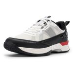 FitVille Wide Tennis Shoes for Men Pickleball Shoes Lightweight Breathable All Court Athletic Shoes with Arch Support & Wide Toe Box Pearl/Black