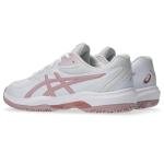ASICS Kid's Gel-Game Grade School Tennis Shoes, 4, White/MORGANITE