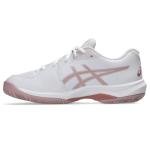 ASICS Kid's Gel-Game Grade School Tennis Shoes, 4, White/MORGANITE