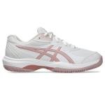 ASICS Kid's Gel-Game Grade School Tennis Shoes, 4, White/MORGANITE