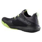 HEAD Motion Pro Men's Pickleball Shoes, Black/Lime, 10.5