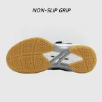 cungel Kids Volleyball Tennis Pickleball Badminton Shoes, Boys Girls Indoor Court Tennis Shoes, Hook & Loop Strap Athletic Sneakers for Little Kid/Big Kid Black