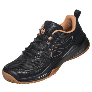 Sisttke Women's Badminton Pickleball Tennis Shoes Lightweight Breathable Non-Slip Court Sneakers for Racquet Sports Training Black